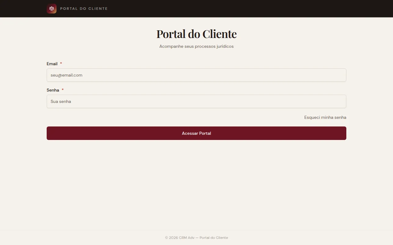 Portal do cliente